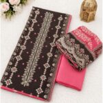 Bin Saeed Khadder Embroidery 3 Piece