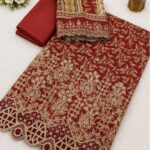Bin Saeed Khadder Embroidery 3 Piece