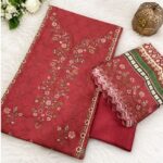 Bin Saeed Khadder Embroidery 3 Piece