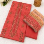Bin Saeed Khadder Embroidery 3 Piece