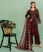 Elaya Embroidered Lawn 3 Piece - Image 5