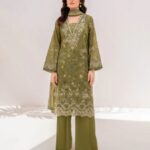 Elaya Embroidered Lawn 3 Piece