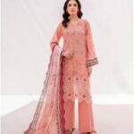 Elaya Embroidered Lawn 3 Piece
