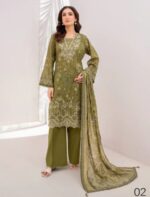 Elaya Embroidered Lawn 3 Piece - Image 4